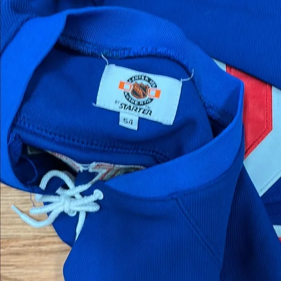 Starter Blue and Red Hockey Jersey